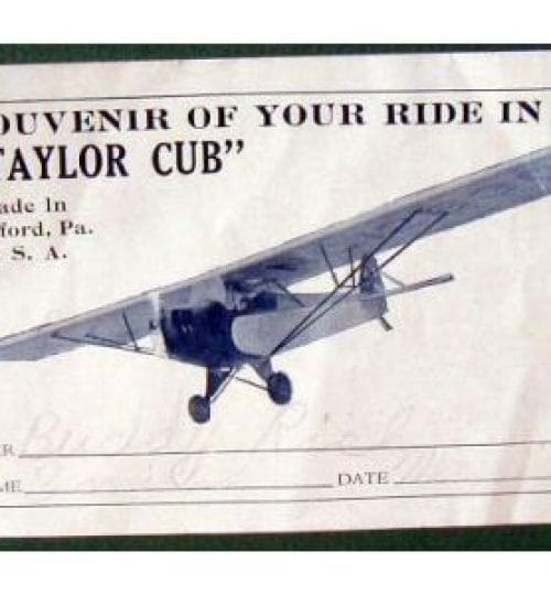 taylor cub ride